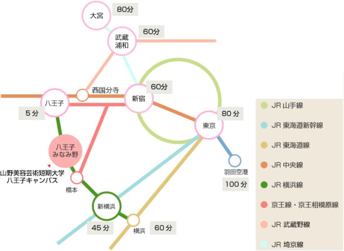 アクセス 大学について 美容を学校で学ぶなら 山野美容芸術短期大学 アクセス 大学について 美容を学校で学ぶなら 山野美容芸術短期大学
