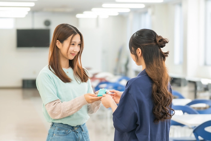 山野美容芸術短期大学のオープンキャンパスで提供しているおやつ